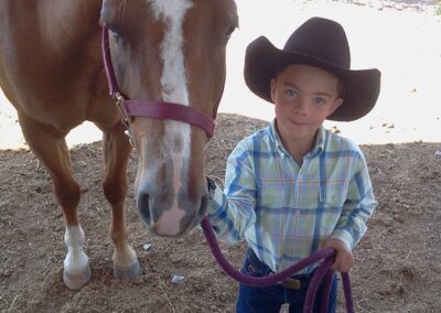 boy with a horse